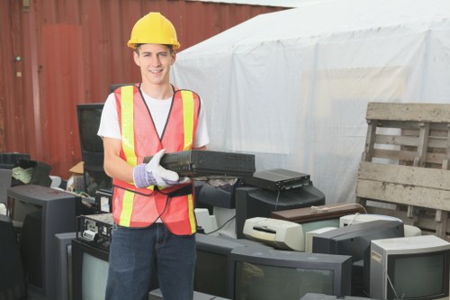 Eco-friendly disposal during garage clearance